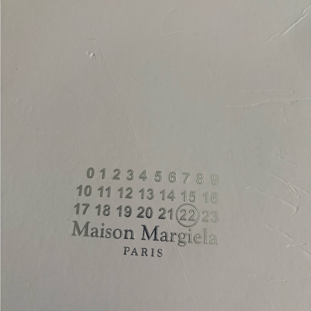 Maison Margiela White shoes and gum bottoms size 9